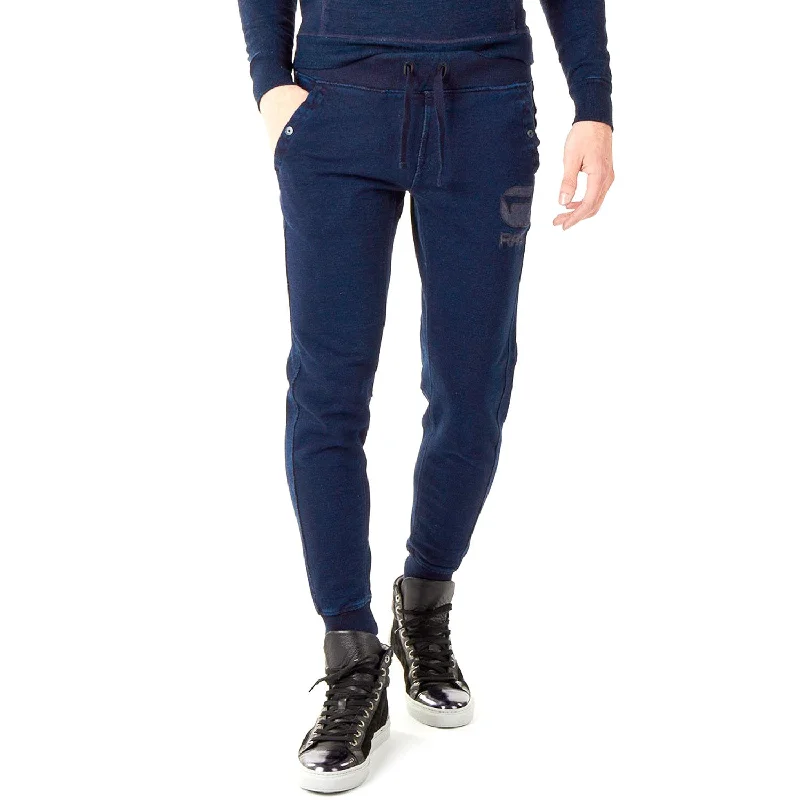 Men's unique artisanal pants-G-Star Hartlies Sweat Pants - Indigo - Mens