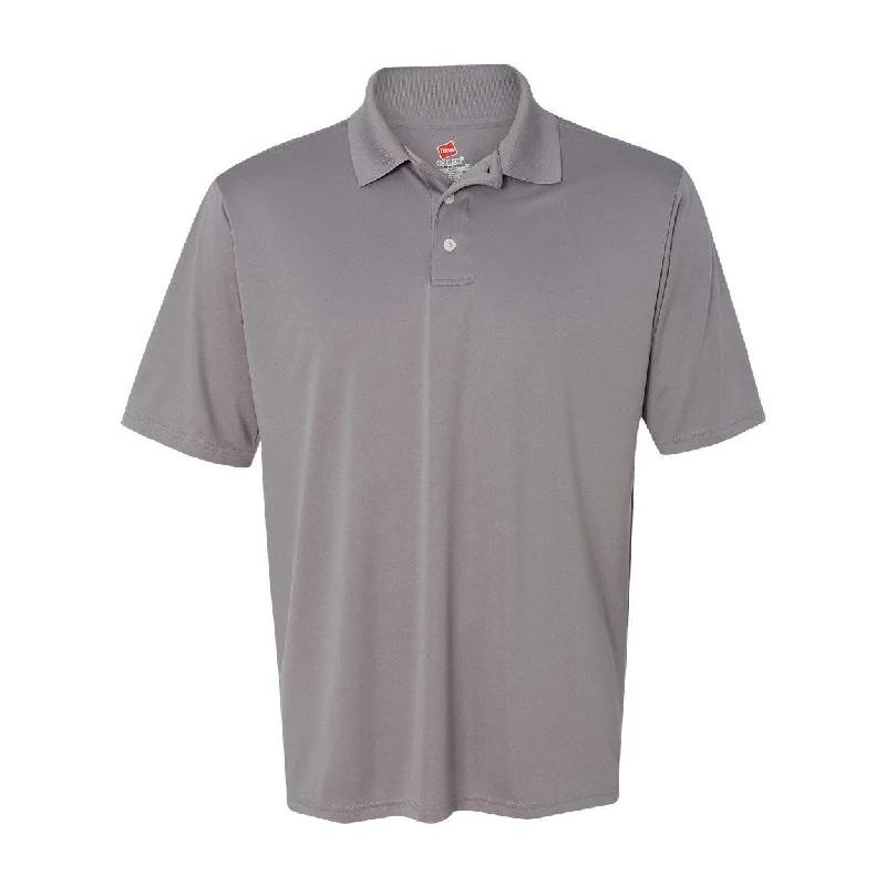 Men’s short-sleeve woven tops-Hanes Cool DRI Polo