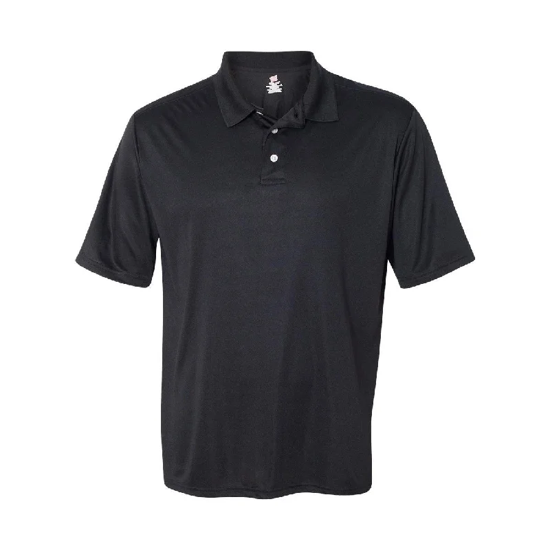 Men’s short-sleeve grid tees-Hanes Cool DRI Polo