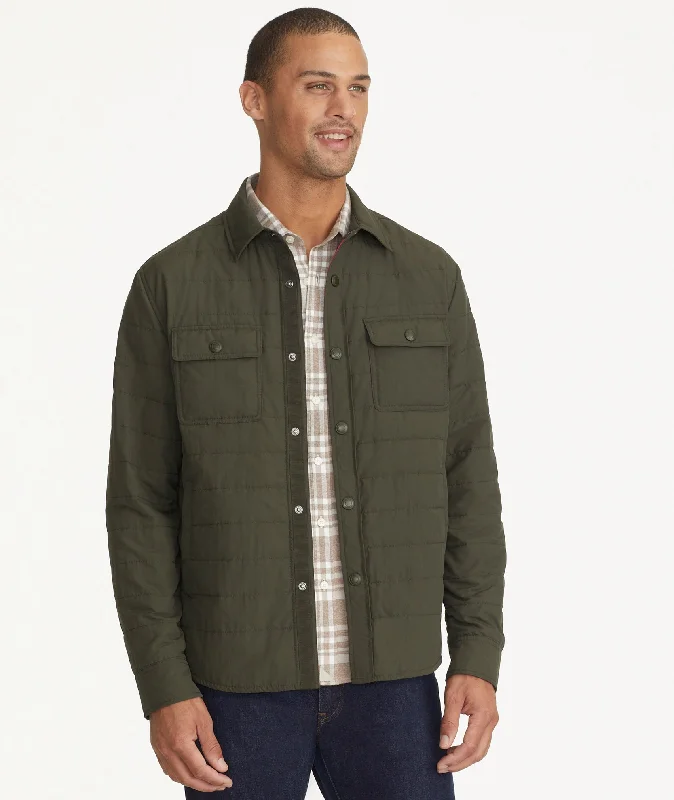 Men's hassle-free iron-free pants-Insulated Shirt Jacket - FINAL SALE