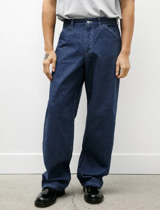 Men's tailored high-waisted pants-Carpenter Jeans Indigo One Wash