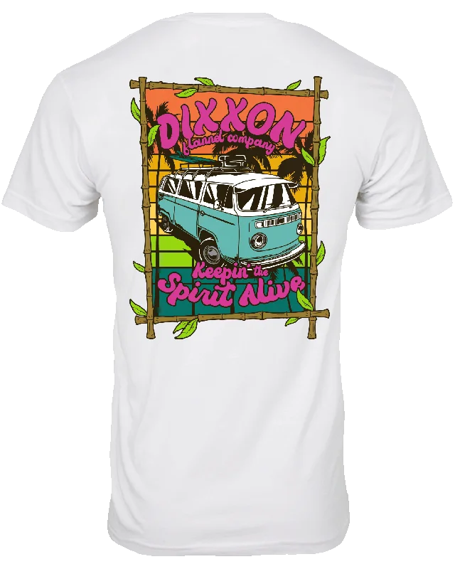 Men’s short-sleeve xenon tees-Keepin' the Van Spirit Alive T-Shirt - White