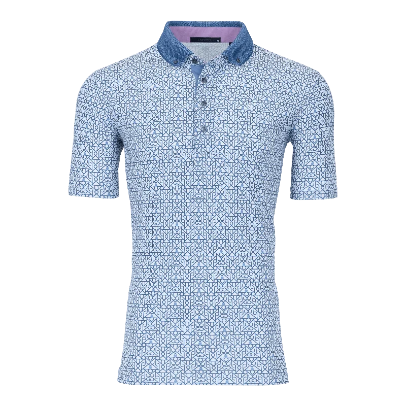 Men’s short-sleeve blended polos-Lowercase Polo