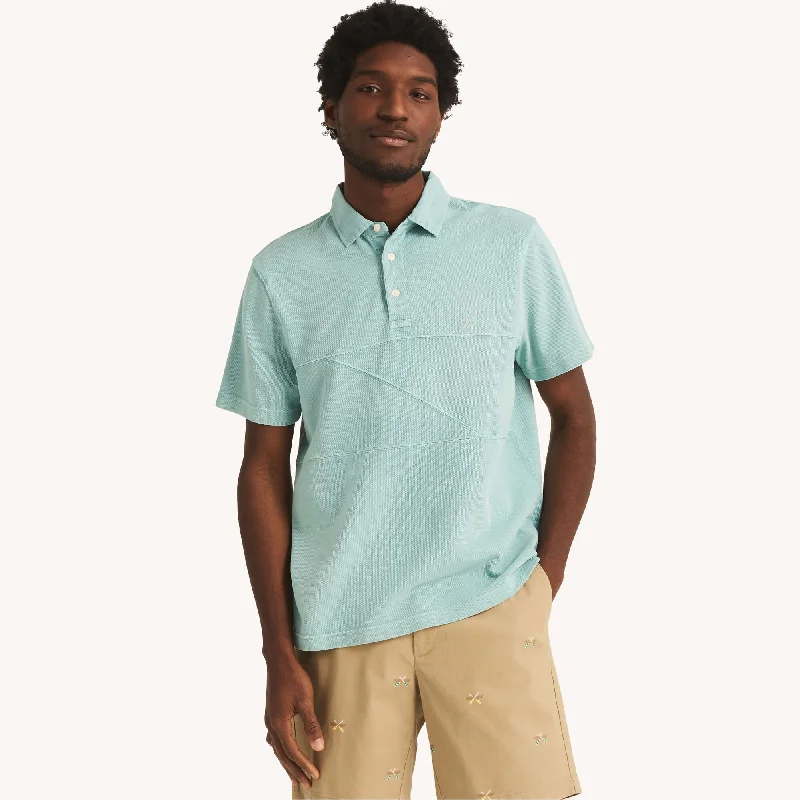 Men’s short-sleeve vivid tees-Nautica Mens Classic Fit Pieced Polo