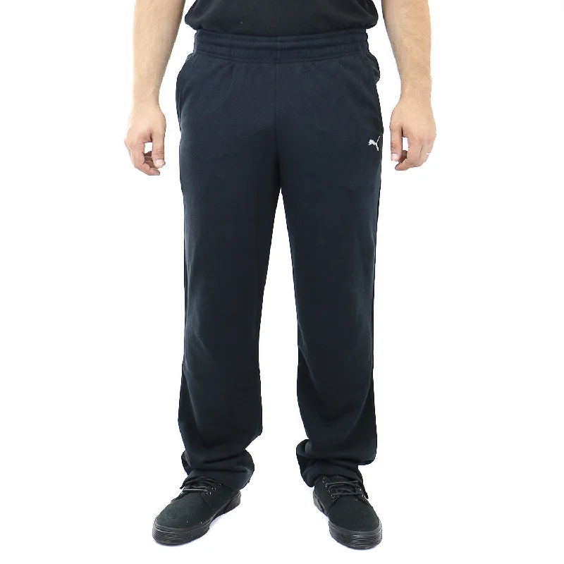 Men's high-fashion designer pants-Puma Open Sweat Pants open sweatpants - Black - Mens