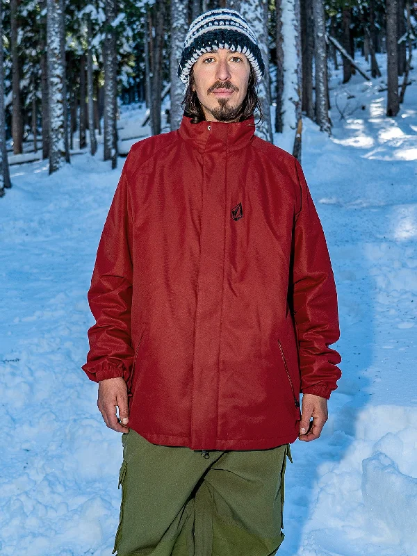 Men's warm wool pants-Mens Ravraah Jacket - Maroon