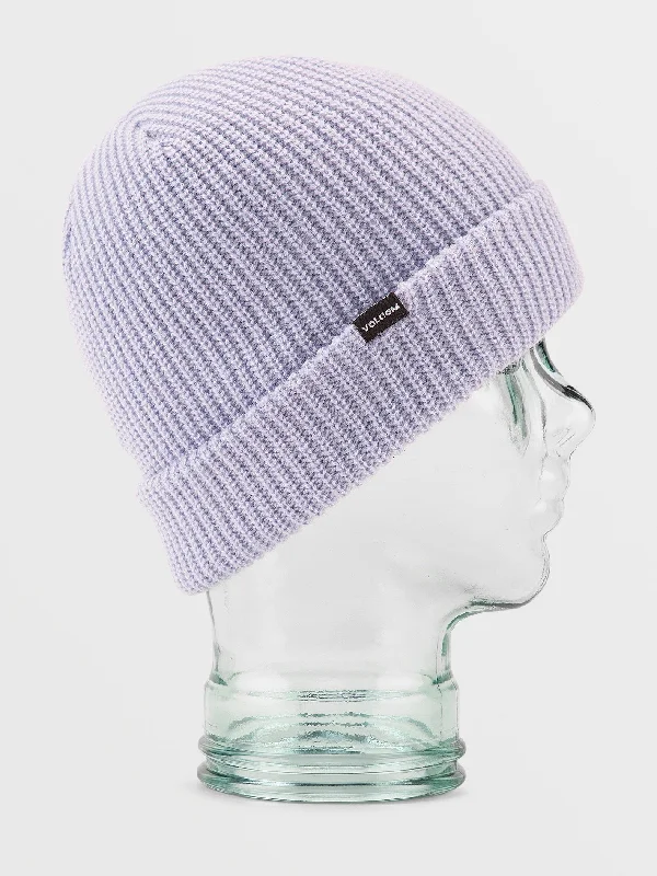 Men's rugged slim khaki pants-Sweep Beanie - Lilac Ash