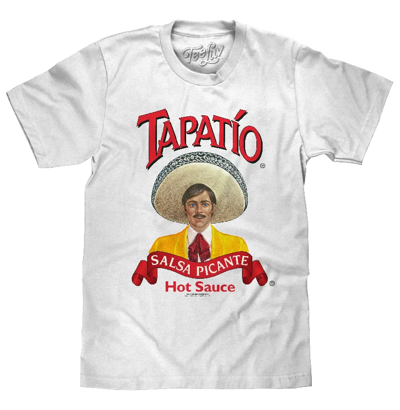 Men’s short-sleeve bunt polos-Tapatio Salsa Picante Logo T-Shirt - White