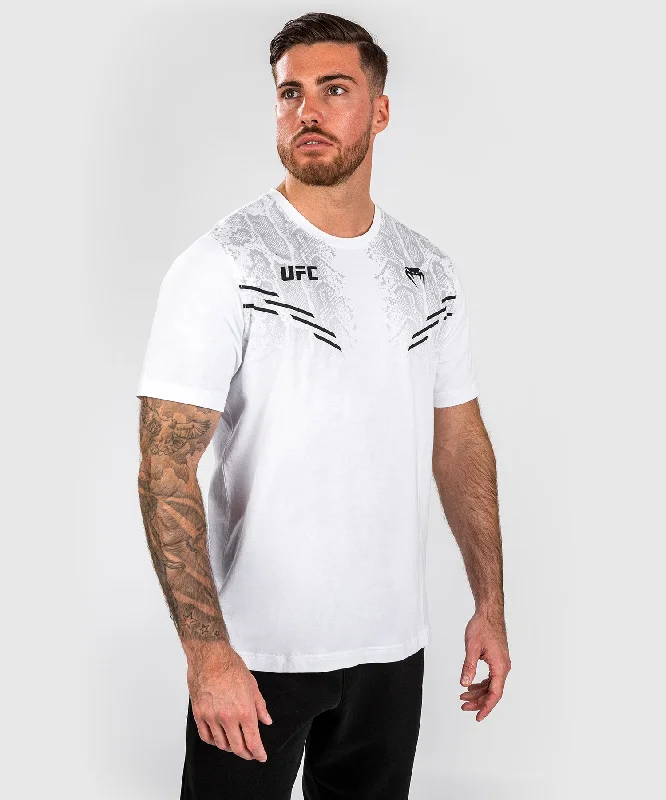 Men’s short-sleeve perk tops-UFC Adrenaline by Venum Replica  Men’s Short-sleeve T-shirt - White