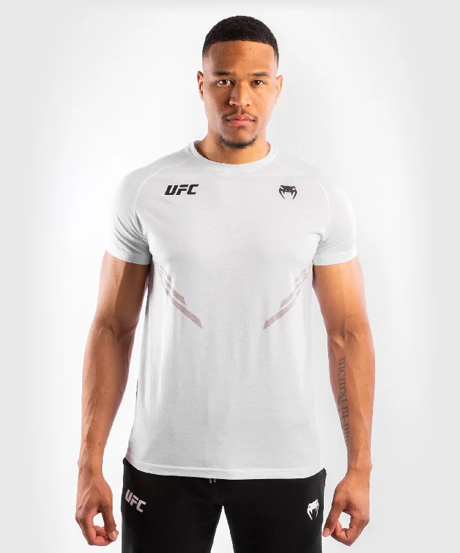 Men’s short-sleeve rusk tops-UFC Venum Replica Men's Jersey - White