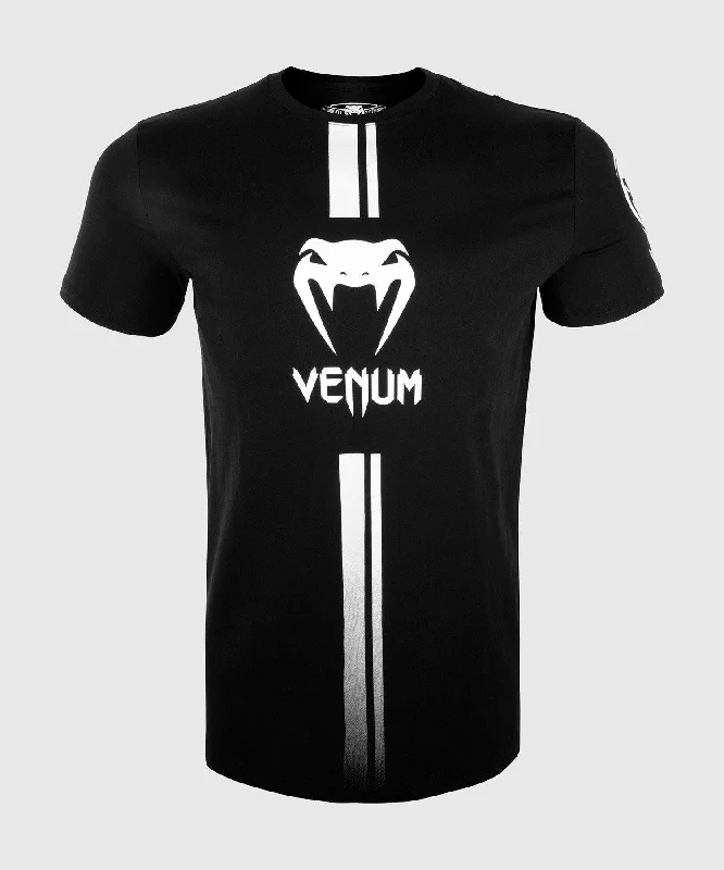 Men’s short-sleeve mire shirts-Venum Logos T-Shirt - Black/White